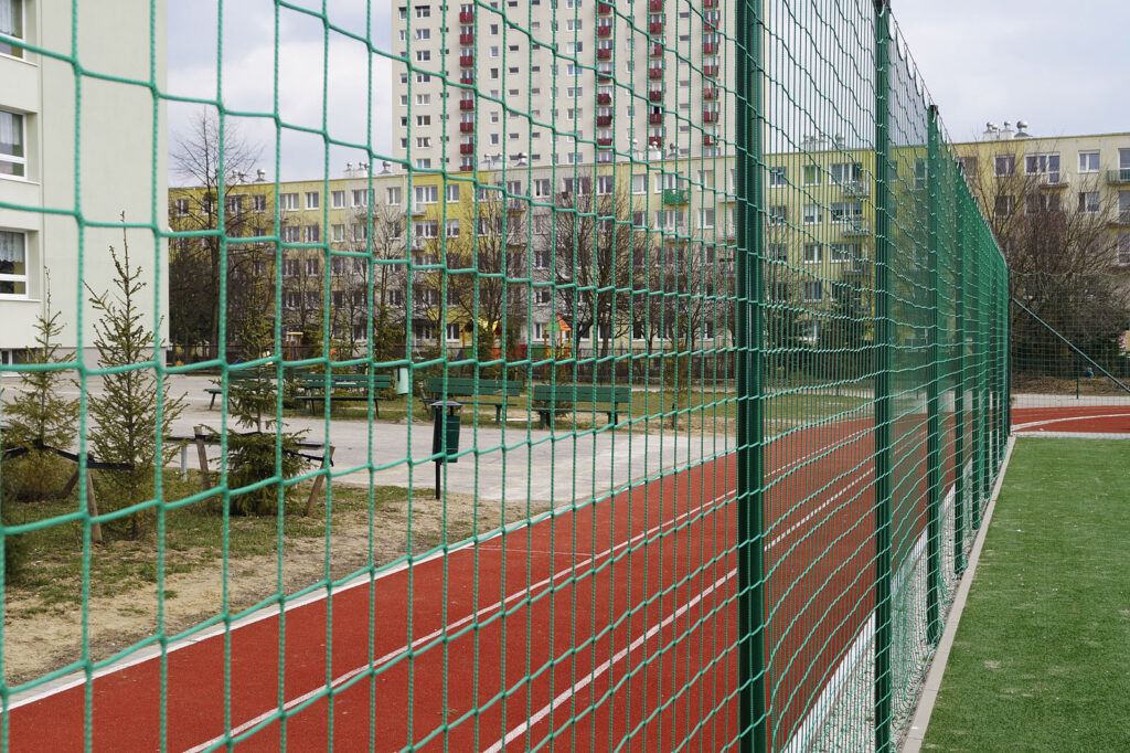 Ogrodzenie boisk z piłkochwytów